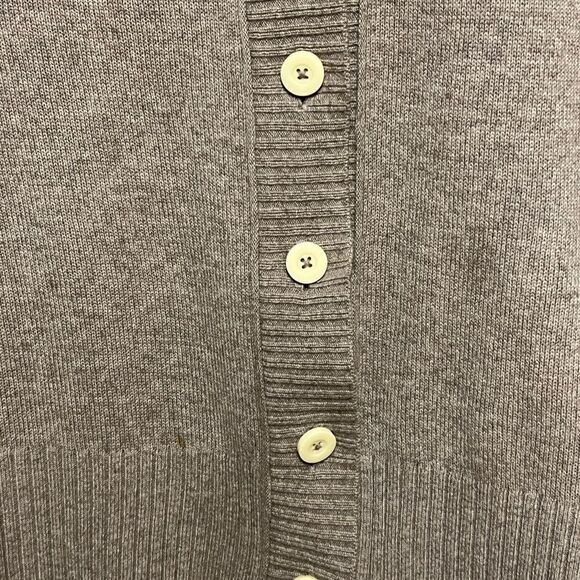 Everlane Recashmere Varsity Cardigan Sand Womens Sz XS Host Pick - Picture 7 of 7
